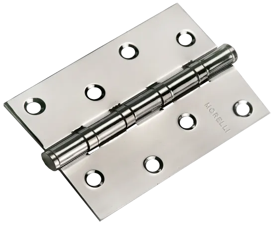 Петля универсальная MS 100X70X2.5-4BB SN стальная, врезная, цвет белый никель, сталь фото купить Москва