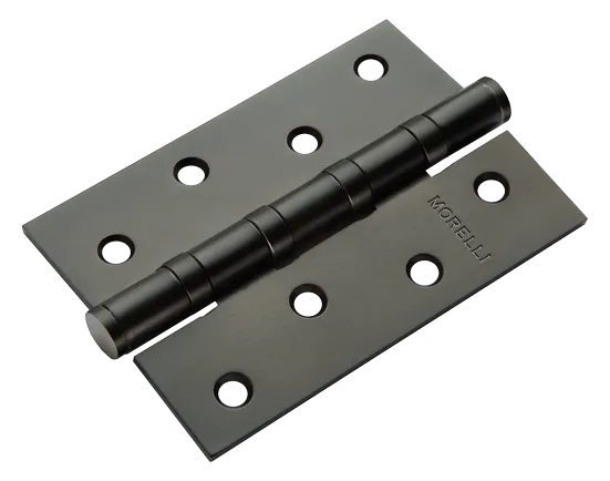 Петля карточная универсальная MS 100X70X2.5-4BB BL, врезная, цвет черный, сталь фото купить Москва
