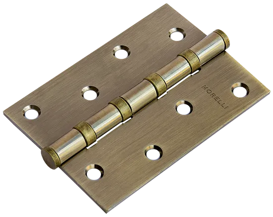 Петля карточная универсальная MS 100X70X2.5-4BB AB стальная, врезная, цвет бронза, сталь фото купить в Москве