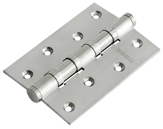    	 Петля карточная латунная универсальная MBU 100X70X3-4BB SN , врезная, цвет белый никель фото купить Москва