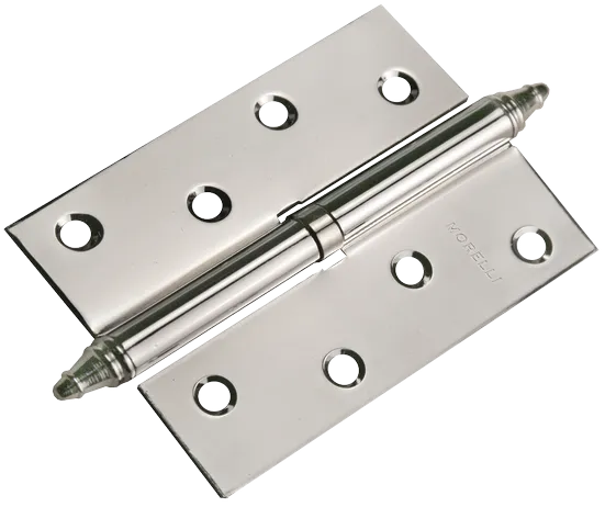 Петля разъемная стальная MS 100X70X2.5 R SN правая, врезная, цвет матовый никель, сталь фото купить Москва