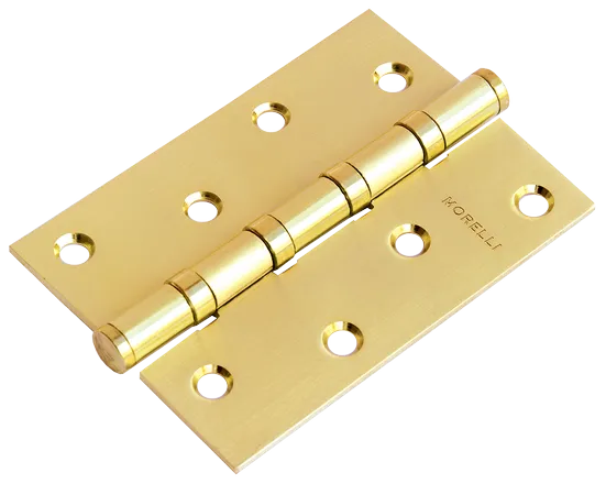 Петля универсальная карточная MS 100X70X2.5-4BB SG стальная, врезная, цвет матовое золото фото купить Москва