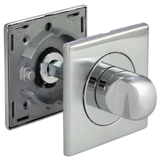 LUX-WC-S1 CSA/CRO, завертка сантехническая, цвет - мат. хром/хром фото купить Москва