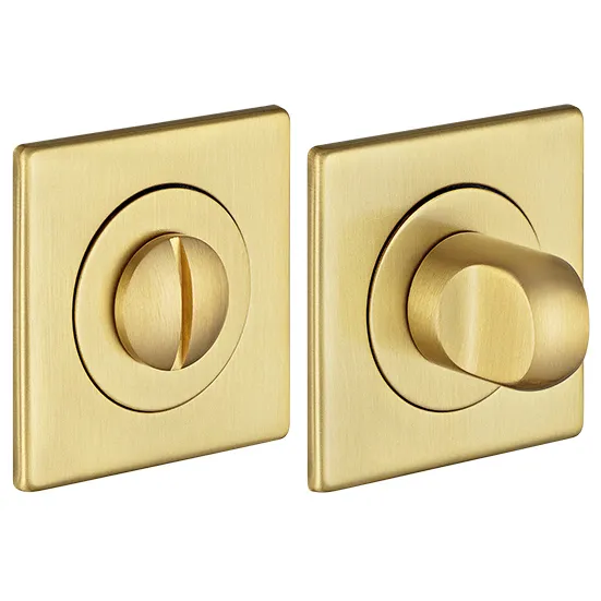 LUX-WC-S1 OSA, завертка сантехническая, цвет - матовое золото фото купить Москва